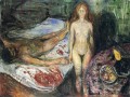 Tod von marat i 1907 Edvard Munch Expressionismus
